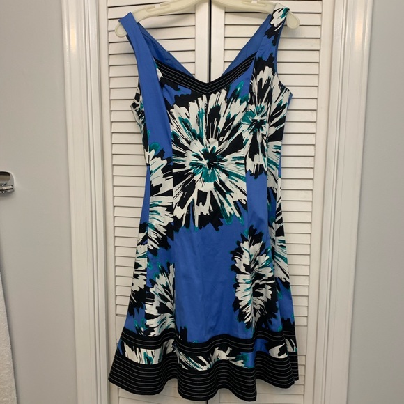 9West Dress Vibrant Blue/White/Black”final price” - Picture 4 of 8